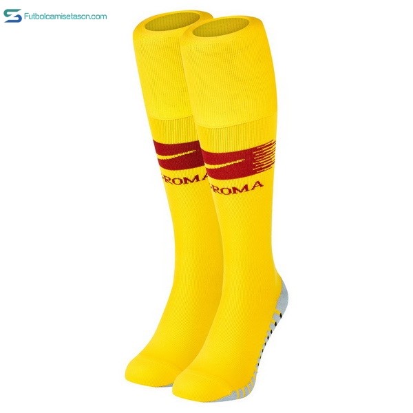 Calcetines As Roma 1ª 2018/19 Amarillo